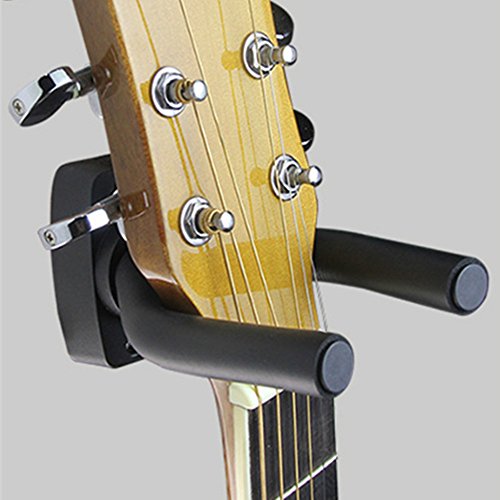 Guitar Hanger Hook Holder Wall Mount Display - Fits all size Guitars, Bass, Mandolin, Banjo, etc.