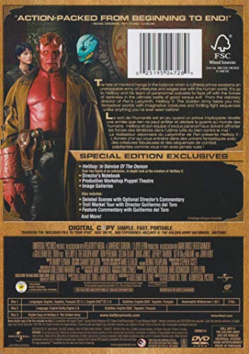 Hellboy 2: The Golden Army (Bilingual 3-Disc Special Edition) - DVD (Used)