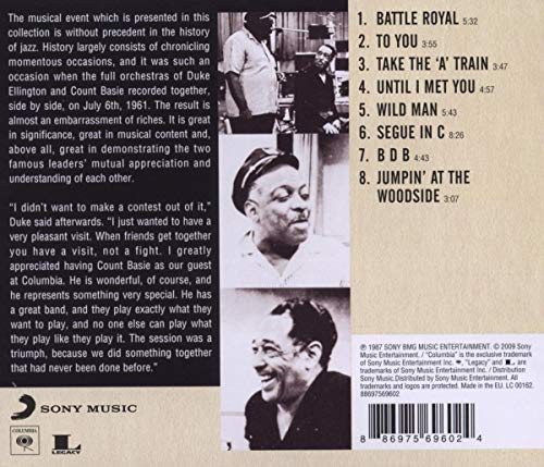 Duke Ellington & Count Basie / First Time! The Count Meets The Duke (Original Columbia Jazz Classics) - CD