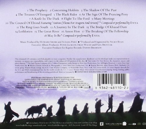 Soundtrack / The Lord of the Rings: The Fellowship of the Ring - CD (Used)