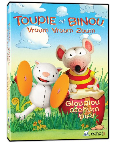 Toupie et Binou :Vroum, vroum, zoum, glouglou, atchoum, bip! (Bilingual) - DVD