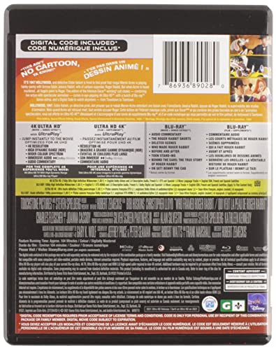 Who Framed Roger Rabbit - 4K/Blu-Ray