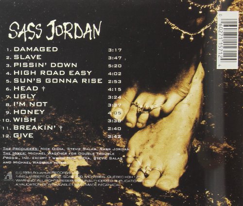 Sass Jordan / Rats - CD (Used)