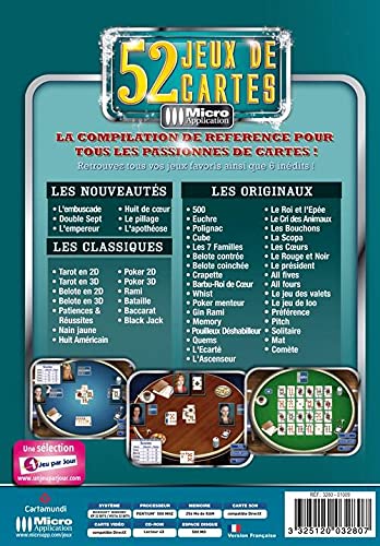 52 Jeux de cartes - French only - Standard Edition