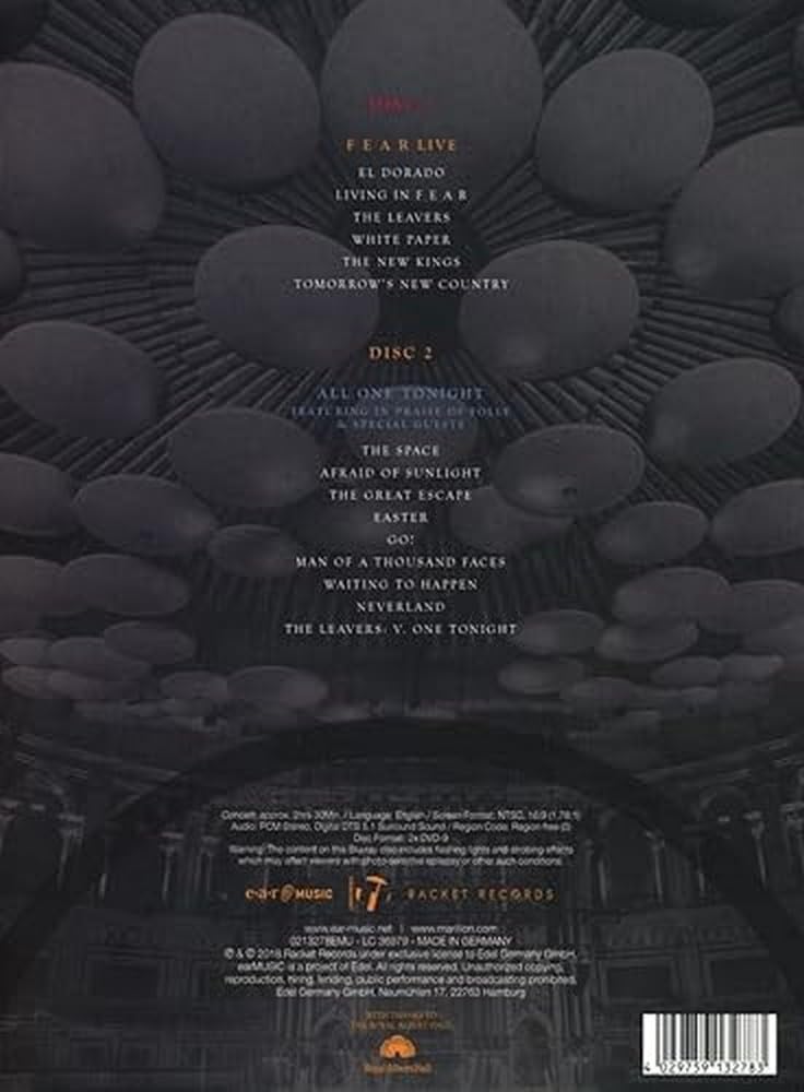 Marillion / All One Tonight (live At The Royal Albert Hall) - DVD (Used)