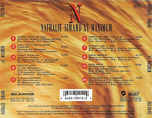 Nathalie Simard / Maximum - CD (Used)