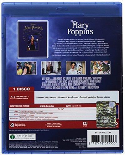 mary poppins (new edition) - blu ray blu_ray Italian Import