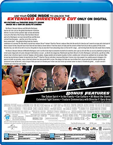 The Fate of the Furious - Blu-Ray/DVD (Used)