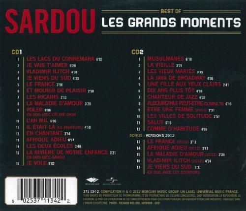 Michel Sardou / Les Grands Moments: Best Of - CD (Used)