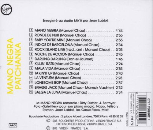 Mano Negra / Patchanka - CD (Used)