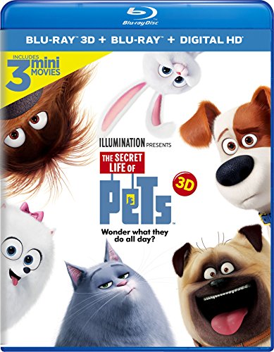 The Secret Life of Pets - 3D Blu-Ray/Blu-Ray