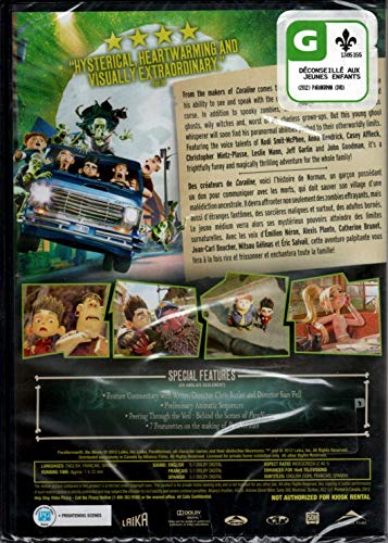 ParaNorman (English/French) 2012 (Widescreen) Dubbed in Quebec (Bilingual Cover)