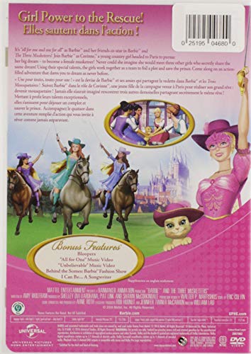 Barbie and The Three Musketeers - DVD (Used)