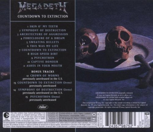 Megadeth / Countdown To Extinction - CD