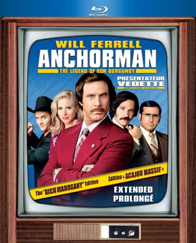 Anchorman: The Legend of Ron Burgundy (Unrated Rich Mahogany Edition) / Featured Anchorman: The Legend of Ron Burgundy (Extended “Solid Mahogany” Edition) [Blu-ray] (Bilingual)