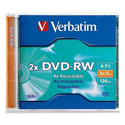 Verbatim 1PK DVD-RW 4.7GB 2X BRANDED ( 94501 )