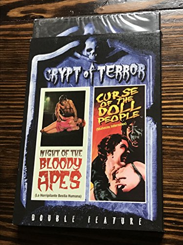 Crypt of Terror: Curse of the Doll People/ Night of the Bloody Apes [Import]