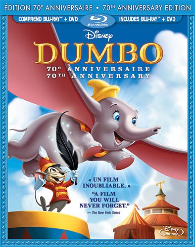 Dumbo: 70th Anniversary Edition - 2-Disc BD Bilingue Combo Pack (BD+DVD) [Blu-ray] (Bilingual)