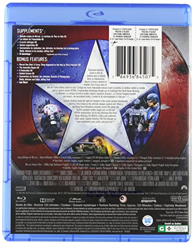 Capitaine America : Le Premier Vengeur [Blu-ray] (Bilingual)