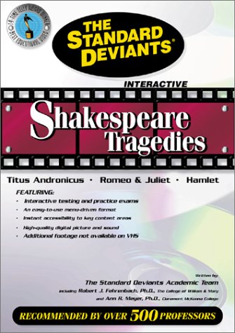 The Standard Deviants - Shakespeare Tragedies - Titus Andronicus, Romeo & Juliet, Hamlet [Import]