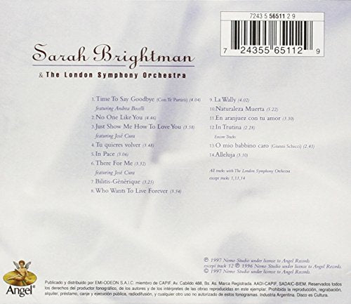 Sarah Brightman / Time To Say Goodbye - CD (Used)
