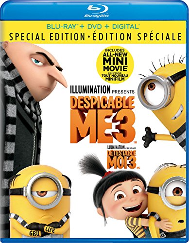 Despicable Me 3 [Blu-ray + DVD + Digital HD] (French subtitles)