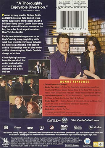 Castle: The Complete Third Season - DVD (Used)