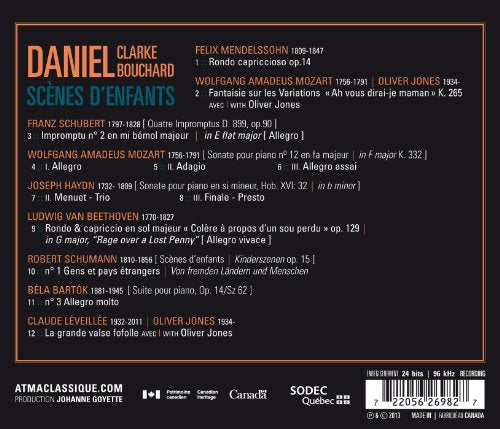 Daniel Clarke Bouchard / Childhood Scenes - CD (Used)