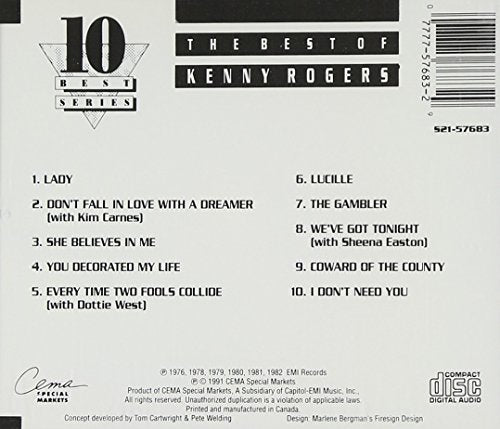Kenny Rogers / Best Of - CD (Used)