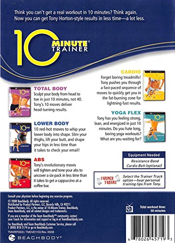 Beachbody Tony Horton's 10 Minute Trainer DVD Set – ID