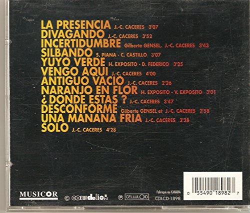 Juan Carlo Caceres / Solo - CD