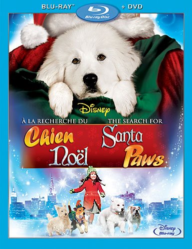 The Search for Santa Paws / À la recherche du Chien Noël (Bilingual) [Blu-ray + DVD]