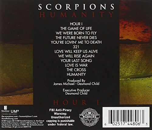 Scorpions / Humanity: Hour 1 - CD (Used)