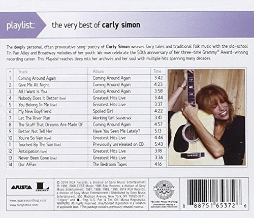 Carly Simon / Playlist: The Very Best Of Carly Simon - CD (Used)