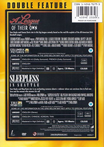 A League of Their Own / Sleepless in Seattle (Double Feature)