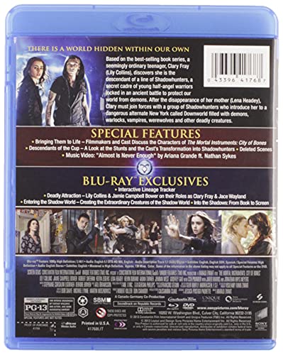 The Mortal Instruments: City Of Bones - Blu-Ray/DVD