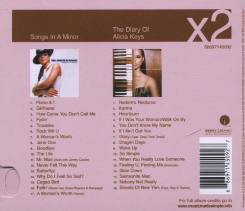 Alicia Keys / Songs In A Minor + The Diary Of - CD (Used)