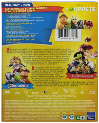 Muppet Treasure Island / The Great Muppet Caper (Of Pirates &amp; Pigs 2-Movie Collection) (French version) [Blu-ray + DVD] (Bilingual)