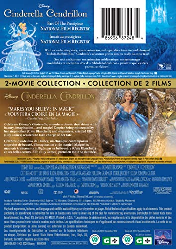 Cinderella / 2-Movie Collection - DVD