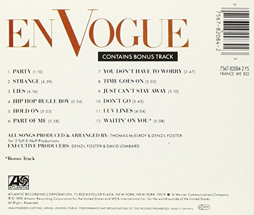 En Vogue / Born To Sing - CD (Used)