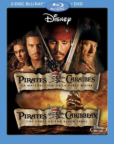 Pirates of the Caribbean: The Curse of the Black Pearl - Blu-Ray/DVD (Used)