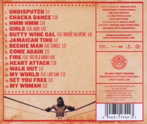 Beenie Man / Undisputed (Advisory) - CD