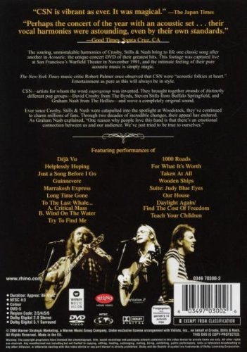 Crosby, Stills &amp; Nash: The Acoustic Concert