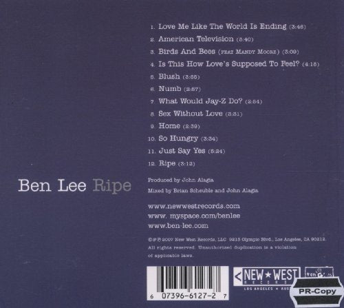 Ben Lee / Ripe - CD (Used)