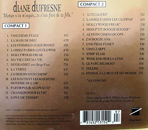 Diane Dufresne / Maman Si Tu M&