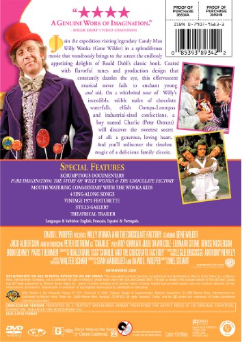 Willy Wonka &amp; the Chocolate Factory (Widescreen Edition) - DVD (Used)