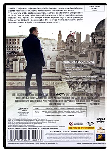 Skyfall [DVD] (English audio) [Region Free]