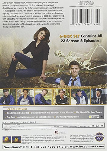 Bones / The Complete Sixth Season - DVD (Used)