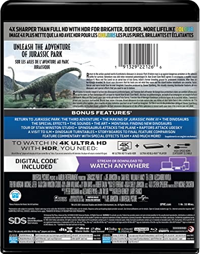 Jurassic Park III - 4K/Blu-Ray