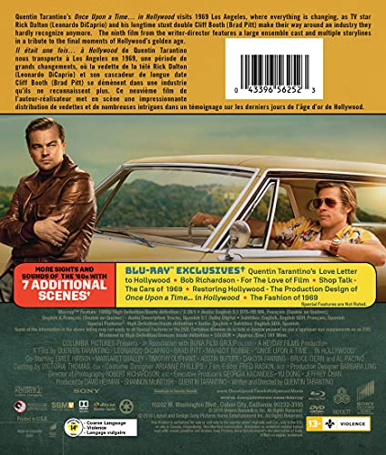 Once upon a Time in Hollywood - Blu-Ray/DVD (Used)